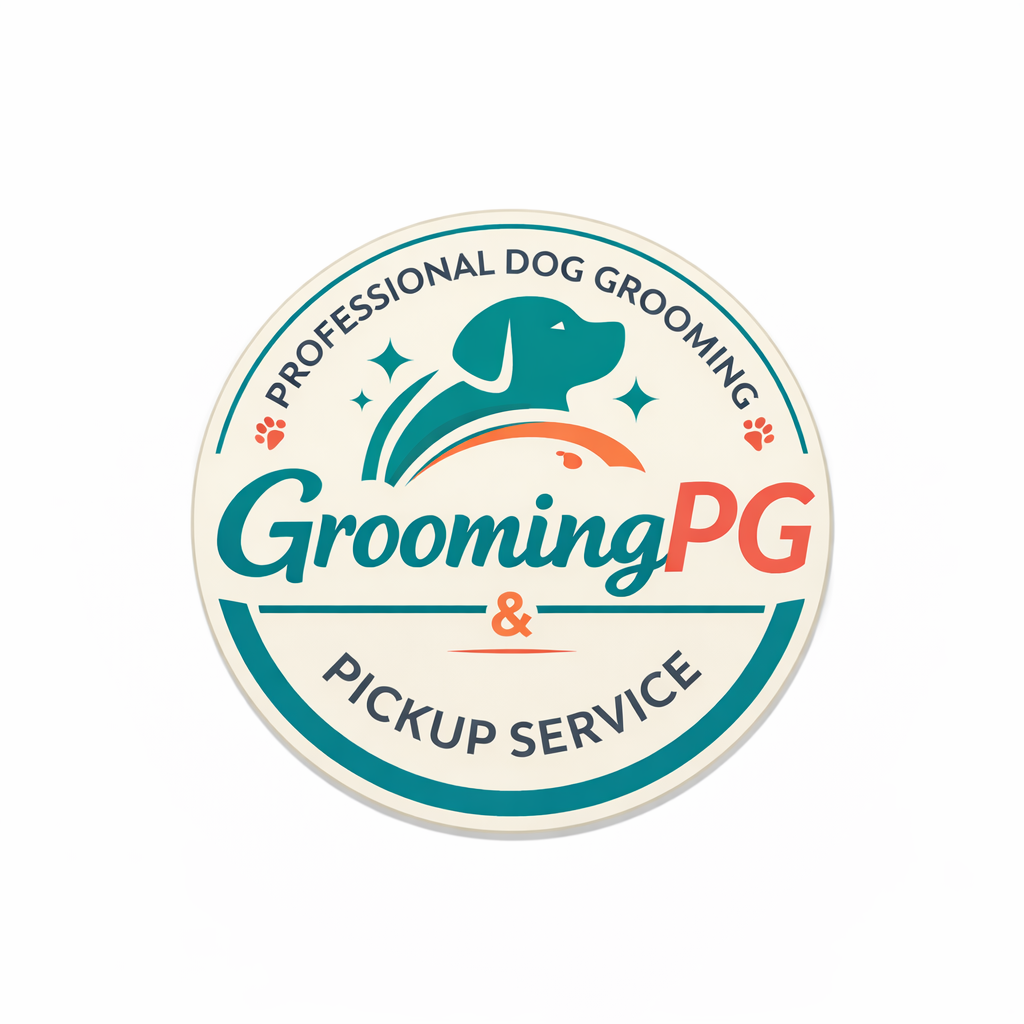 GroomingPG Logo - Professional Dog Grooming & Pickup Service in Podgorica